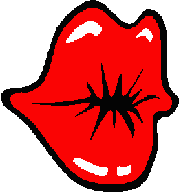 Graphic of Lips to represent the Pursed Lips